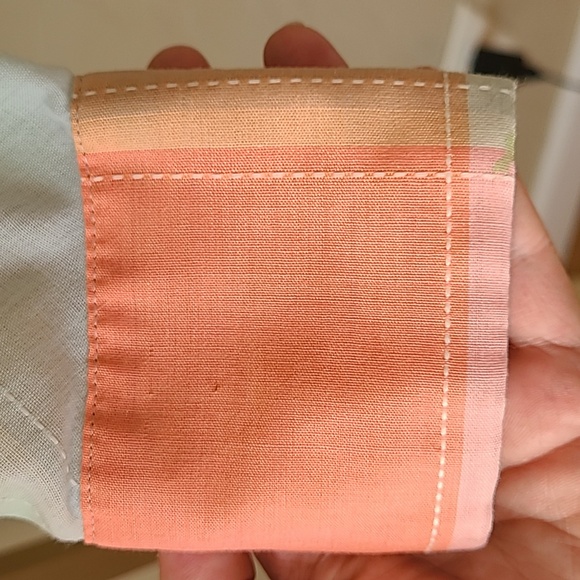 Wrangler Vintage Rare 1970's Hippie Rainbow Pastel Plaid Button Up Shirt XS/Smal - Picture 7 of 16